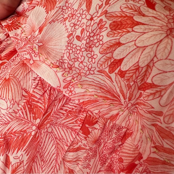 Tommy Bahama Petit Palma Balloon Sleeve Short Dress Paradise Pink Small NWT NEW - Picture 8 of 14